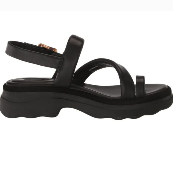 BRAND NEW VINCE WOMEN'S SANTA CRUZ LEATHER ANKLE STRAP PLATFORM SANDALS G1 - Picture 12 of 13